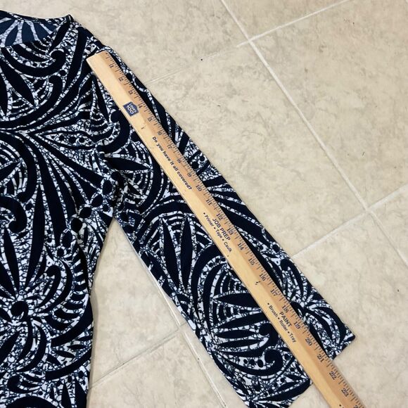 Chico's Travelers Slinky Knit Tunic Top Women’s size Large career Travel - Picture 10 of 12